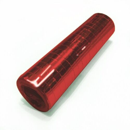 Streamers metallic 18x4m red