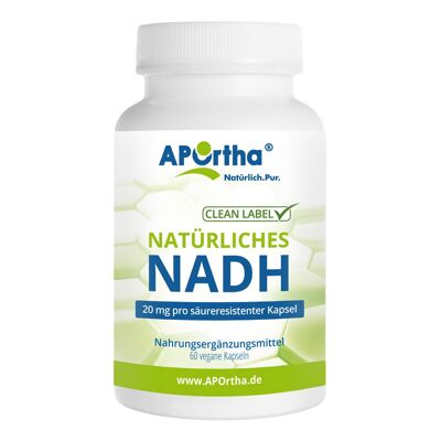 NADH 20mg - 60 Cápsulas veganas resistentes a los ácidos