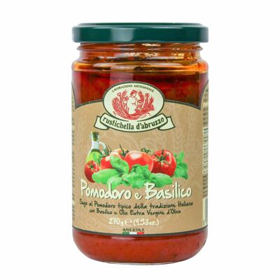 Sauce tomate et basilic pour pâtes 12 x 270 grammes