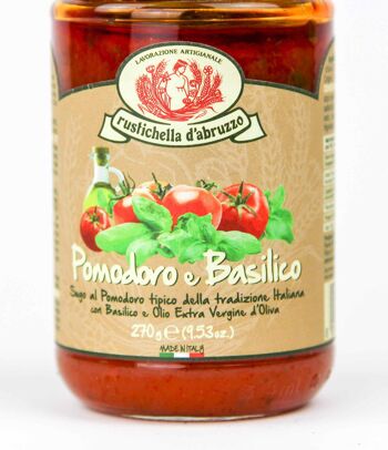 Sauce tomate et basilic pour pâtes 12 x 270 grammes 3