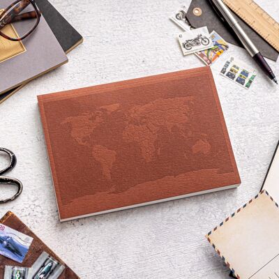 Recycled Paper Travel Journal/Notebook