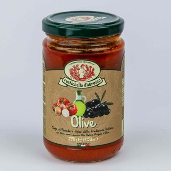 Sauce tomate et olives pour pâtes 12 x 270 grammes 2