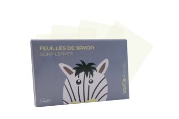 Boîte de 48 étuis de feuilles de savon "Zoo" 4