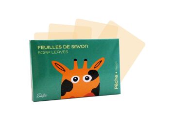 Boîte de 48 étuis de feuilles de savon "Zoo" 5
