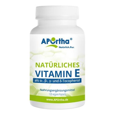 Vitamin E - natural vitamin E - 120 vegan capsules