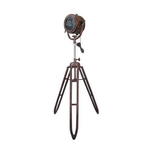 Extendable Tripod - Standing Light - Industrial - Vintage Copper - 200cm height