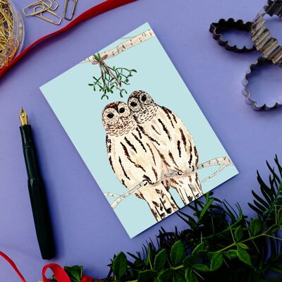 Postcard owls mint