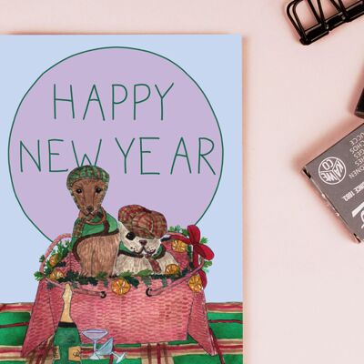Postkarte Neues Jahr