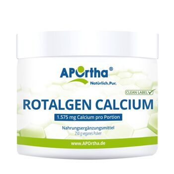 Calcium d'Algues Rouges - 250g Poudre Végétalienne