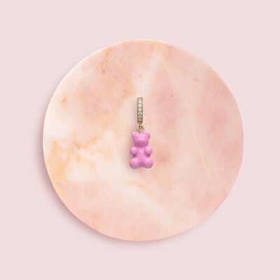 Gummy bear pendant pink