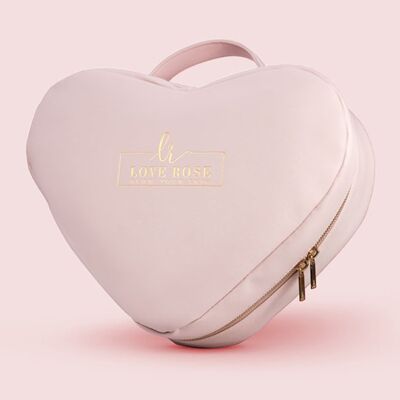 bolsa de cosméticos corazón