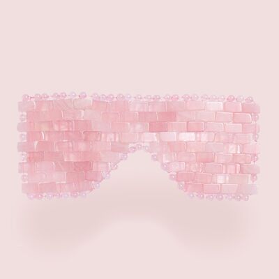 Masque pour les yeux au quartz rose