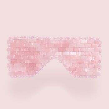 Masque pour les yeux au quartz rose 1