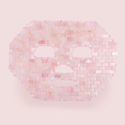 Maschera viso al quarzo rosa