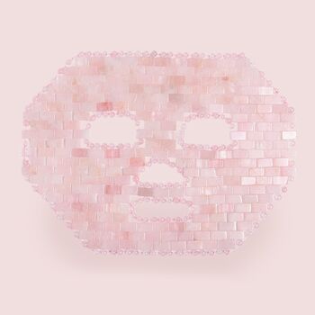 Masque facial au quartz rose 1
