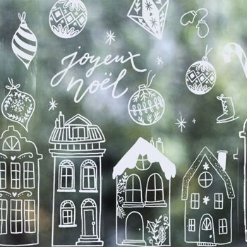 Kit décorez vos vitres - Noël scandinave (250087) 2