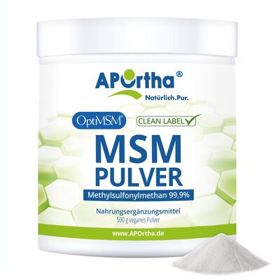 OptiMSM® MSM en polvo - 500 g de polvo vegano