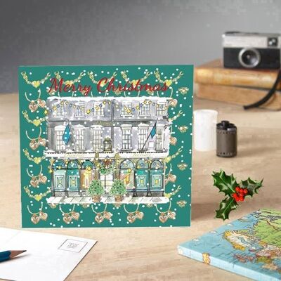Carte de Noël Tiffany