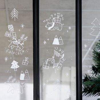 Kit décorez vos vitres - Noël enchanté (250074) 2