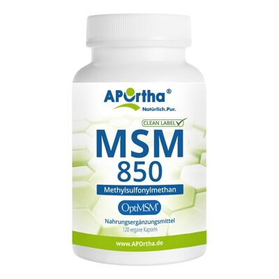 OptiMSM® 850 mg MSM - 120 capsule vegane