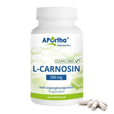 L-Carnosine 500 mg - 90 gélules végétaliennes