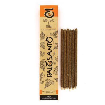 Palo Santo Incense Sticks and Myrrh - 6 Sticks