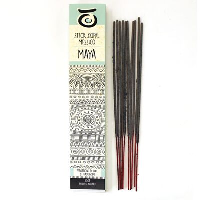 White Copal Incense 'Maya' sticks - 10 sticks