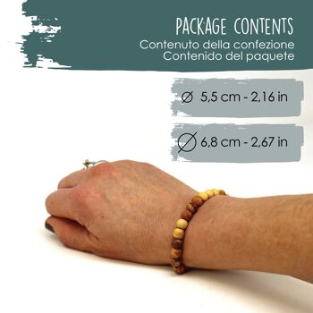 Bracelet Palo Santo - Fabriqué à la main au Pérou 3