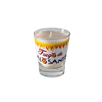 Bougie parfumée à l'huile essentielle de Palo Santo 1