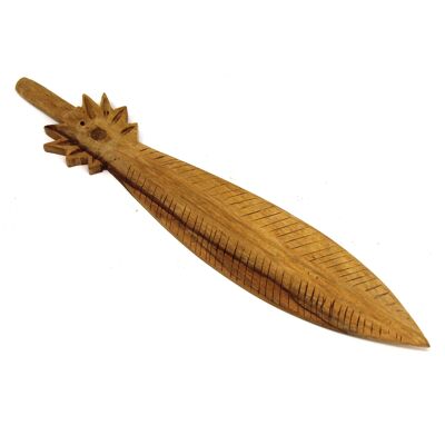 Feather incense holder