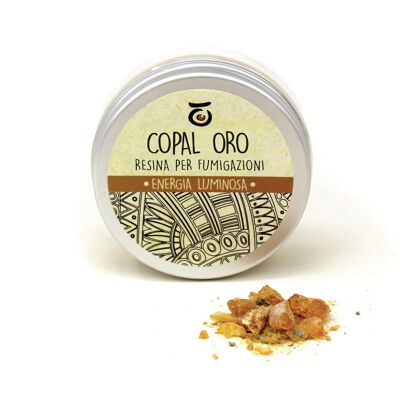 Copal Gold Resin Incense - 40 gr (1.4 oz)