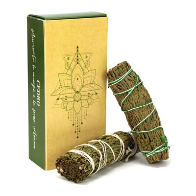 Smudge Cedar Natural Incense - 2 pcs