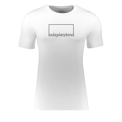 T-shirt Bolzplatzkind "Patience" bianca nera