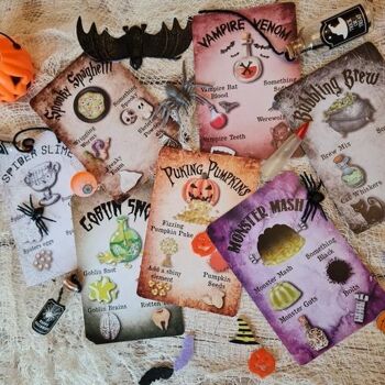 Flashcards Potions d'Halloween 1