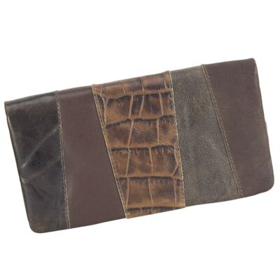 Sunsa Creations leather wallet. Ladies leather wallet. Large wallet model "Max"