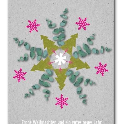 Série de cartes postales Graycode _ Joyeux Noël et bonne année