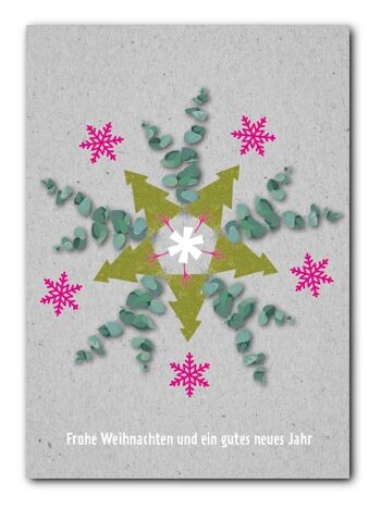 Série de cartes postales Graycode _ Joyeux Noël et bonne année