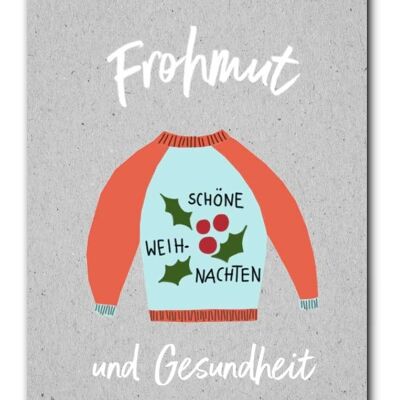 Postkarte Serie Graycode _ Frohmut und Gesundheit