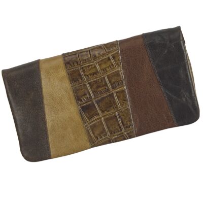 Sunsa Creations leather wallet. Ladies leather wallet. Large wallet model "Max"