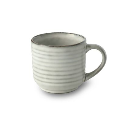 Flow Light gray - Box of 6 mugs - Médard de Noblat