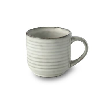 Flow Gris clair - Coffret 6 mugs - Médard de Noblat 1