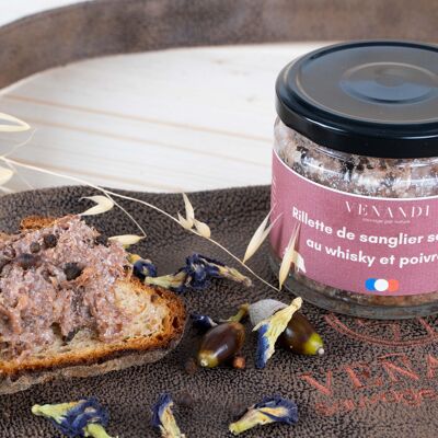 Wild Boar Rillette with Whiskey and Black Pepper