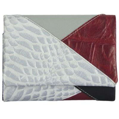 Sunsa Creations leather wallet. Women's leather wallet with RFID protection. Wallet with many compartments model "Tina"