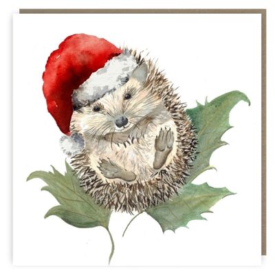 Mr Prickles Christmas Party Greeting Card