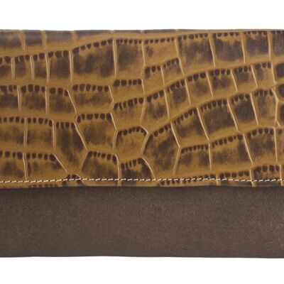 Sunsa Creations leather wallet. RFID protect wallet. Big wallet. Ladies girls purse model "Maja"