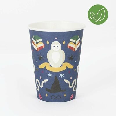 8 Paper cups: wizard