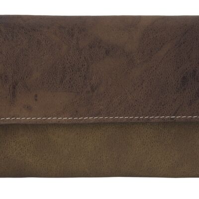 Sunsa Creations leather wallet. RFID protect wallet. Big wallet. Ladies girls purse model "Maja"