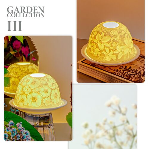 Garden Collection III - Anemone & Lilies Candle holder set