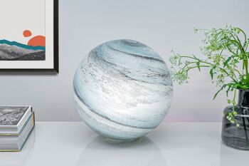 Lampe en verre Sand & Sea en forme de globe (28cm) 1