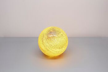 Lampe de Table en Verre Citrine 18cm GL036 1